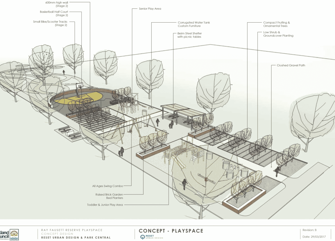 South Auckland Park Ray Fausett Playspace 3D ISSUE