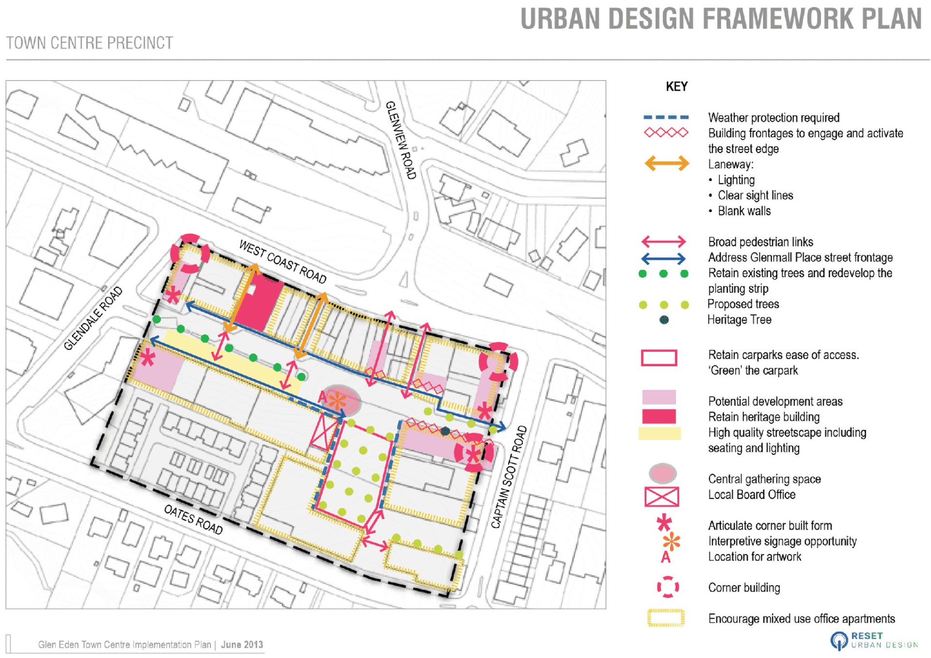 Glen Eden Town Centre Precinct Framework
