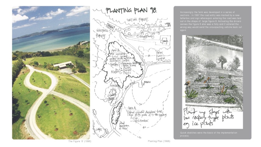 reset brick bay landscape planting