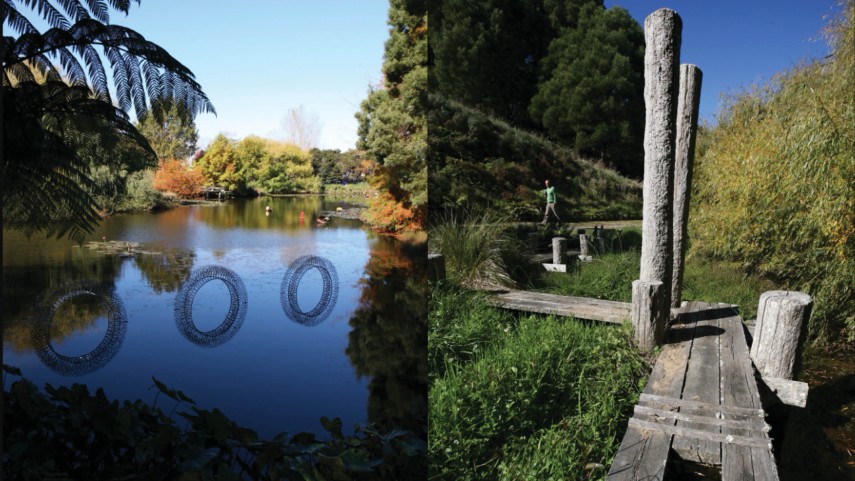 reset brick bay pond landscape