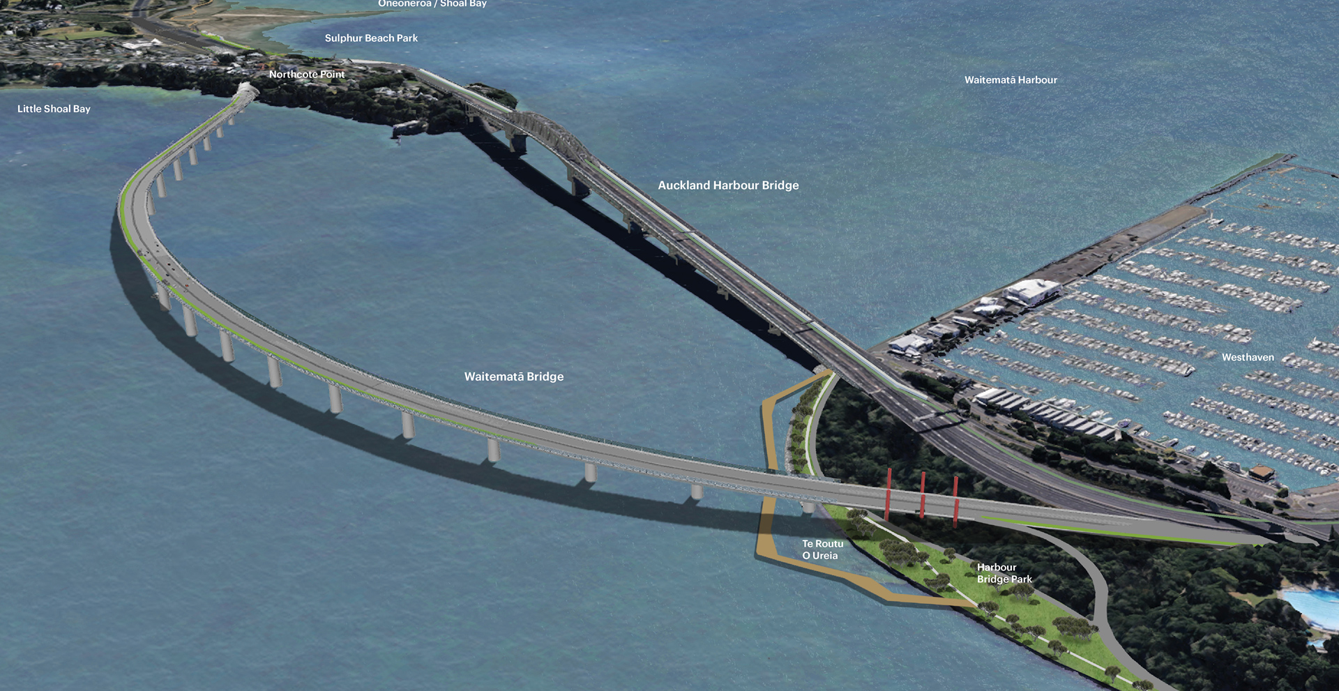 Reset Urban Waitematā Bridges plans