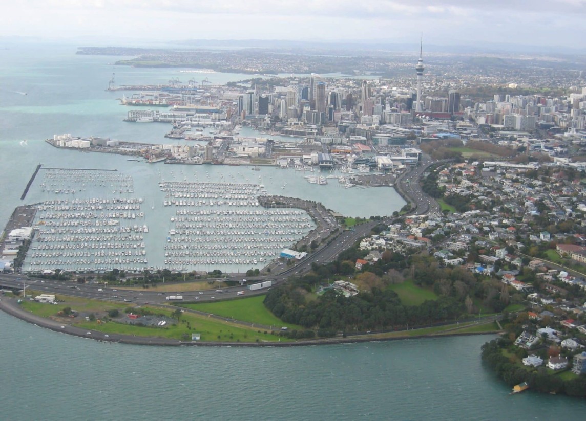 Westhaven Marina Aerial Waterfront