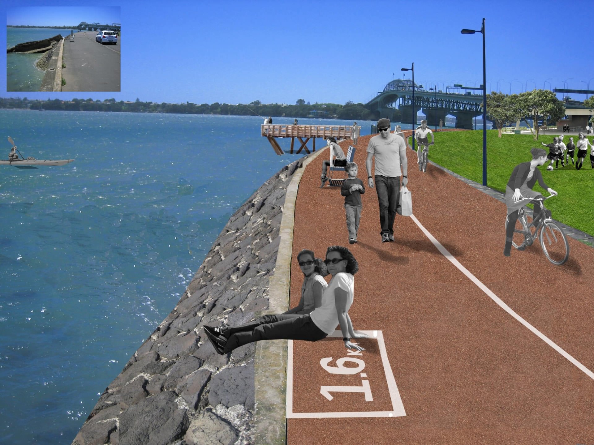 Westhaven Marina Sidewalk
